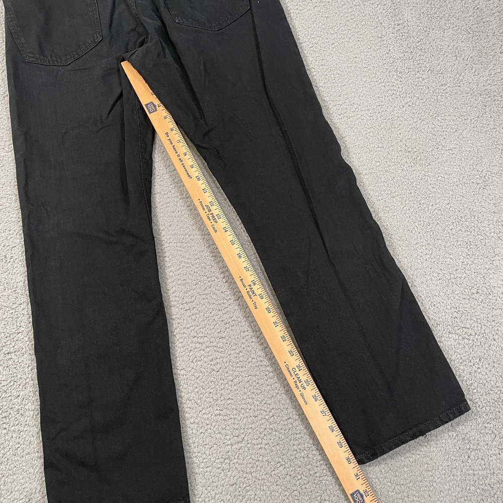 Polo Ralph Lauren Jeans Mens 33x30 Black Denim Streetwear Straight Leg Dungarees - Picture 8 of 11